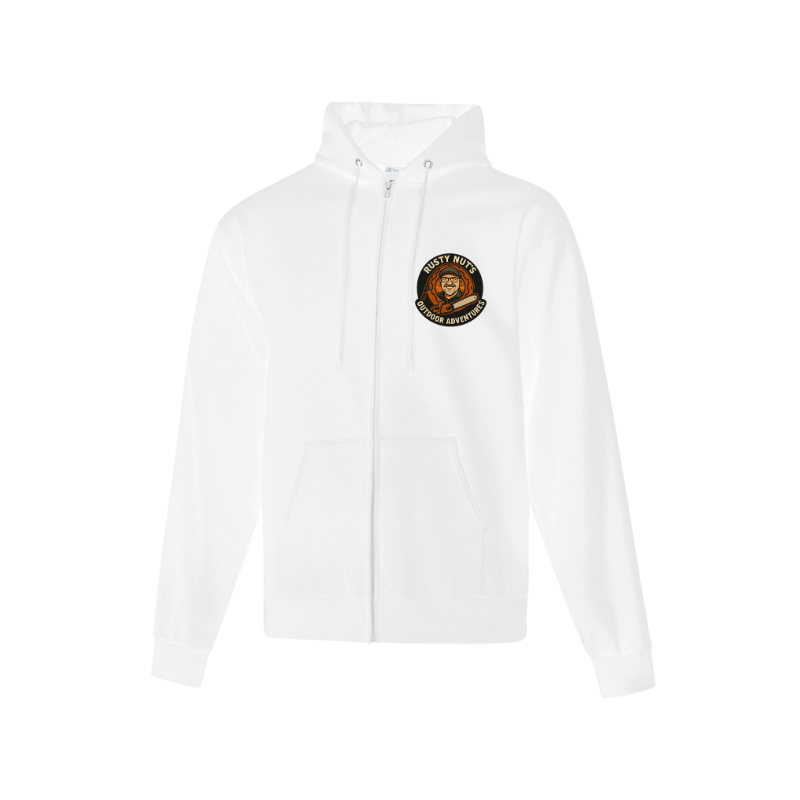 Rusty Nut's Outdoor Adventures Full Zip Hooded Sweatshirt