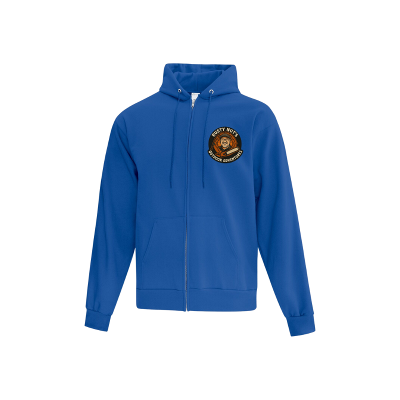Rusty Nut's Outdoor Adventures Full Zip Hooded Sweatshirt