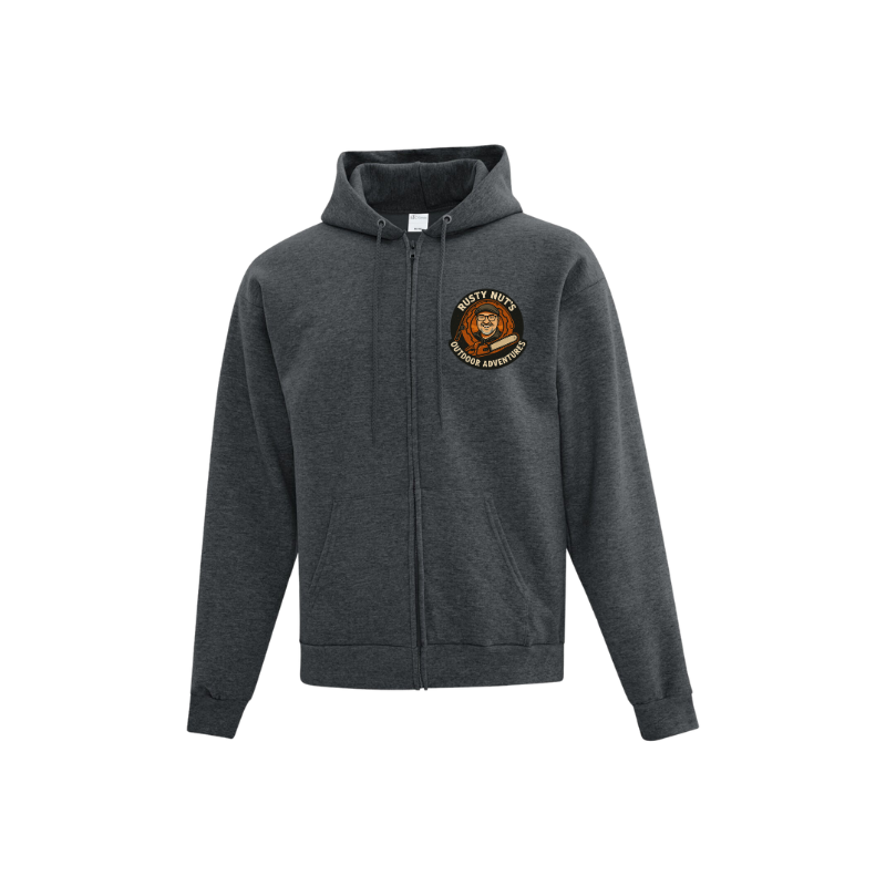 Rusty Nut's Outdoor Adventures Full Zip Hooded Sweatshirt