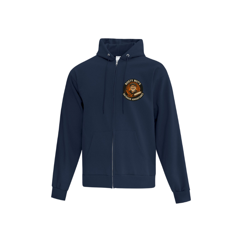Rusty Nut's Outdoor Adventures Full Zip Hooded Sweatshirt