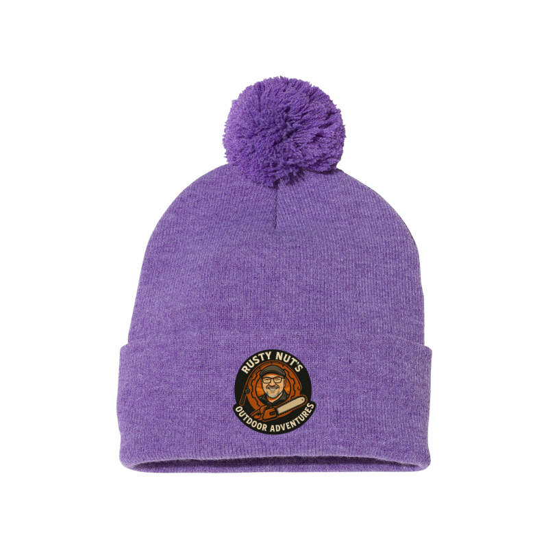Rusty Nut's Outdoor Adventures Pom-Pom Beanie