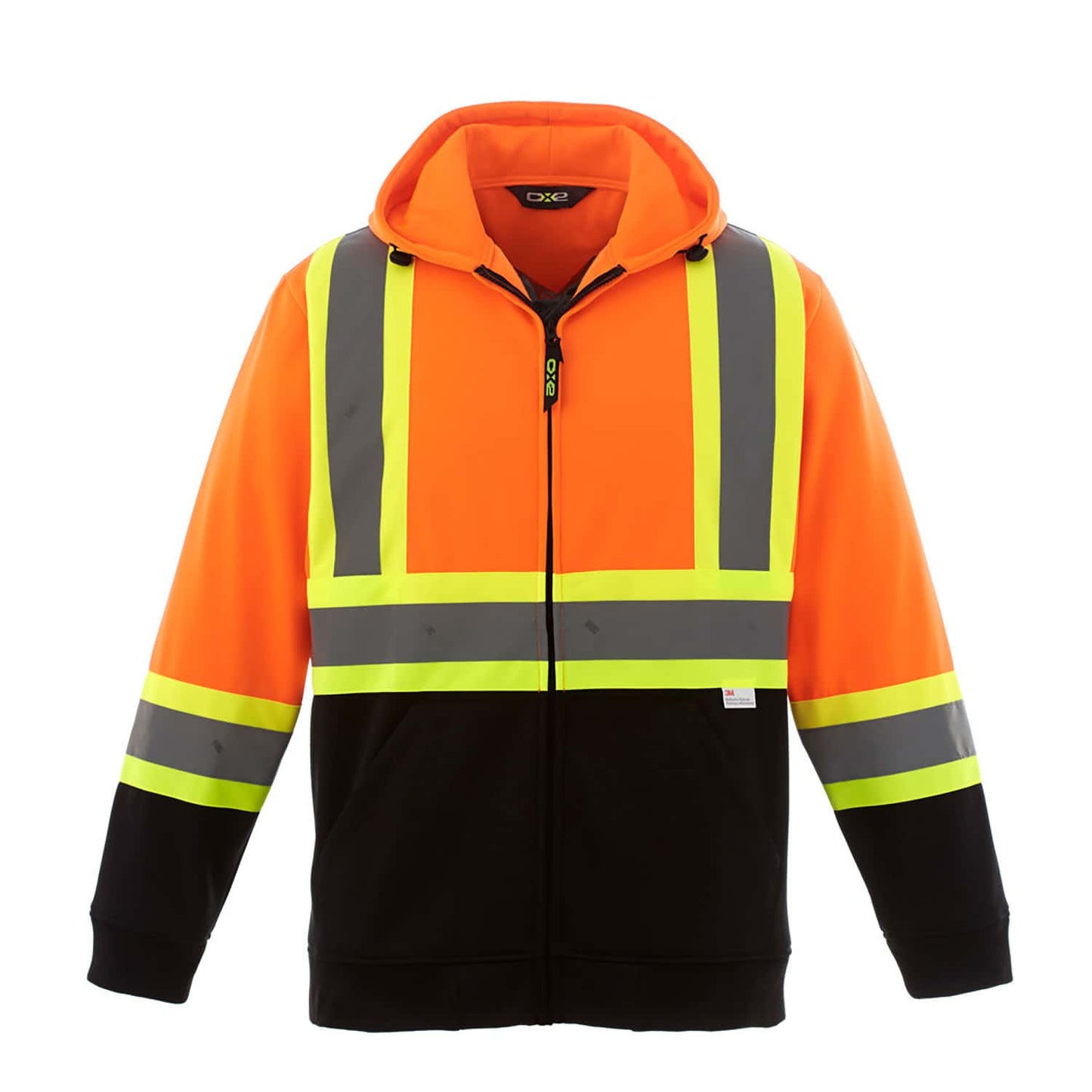 Robbins Trucking Hi-Vis Full Zip Polyester Fleece Hoodie