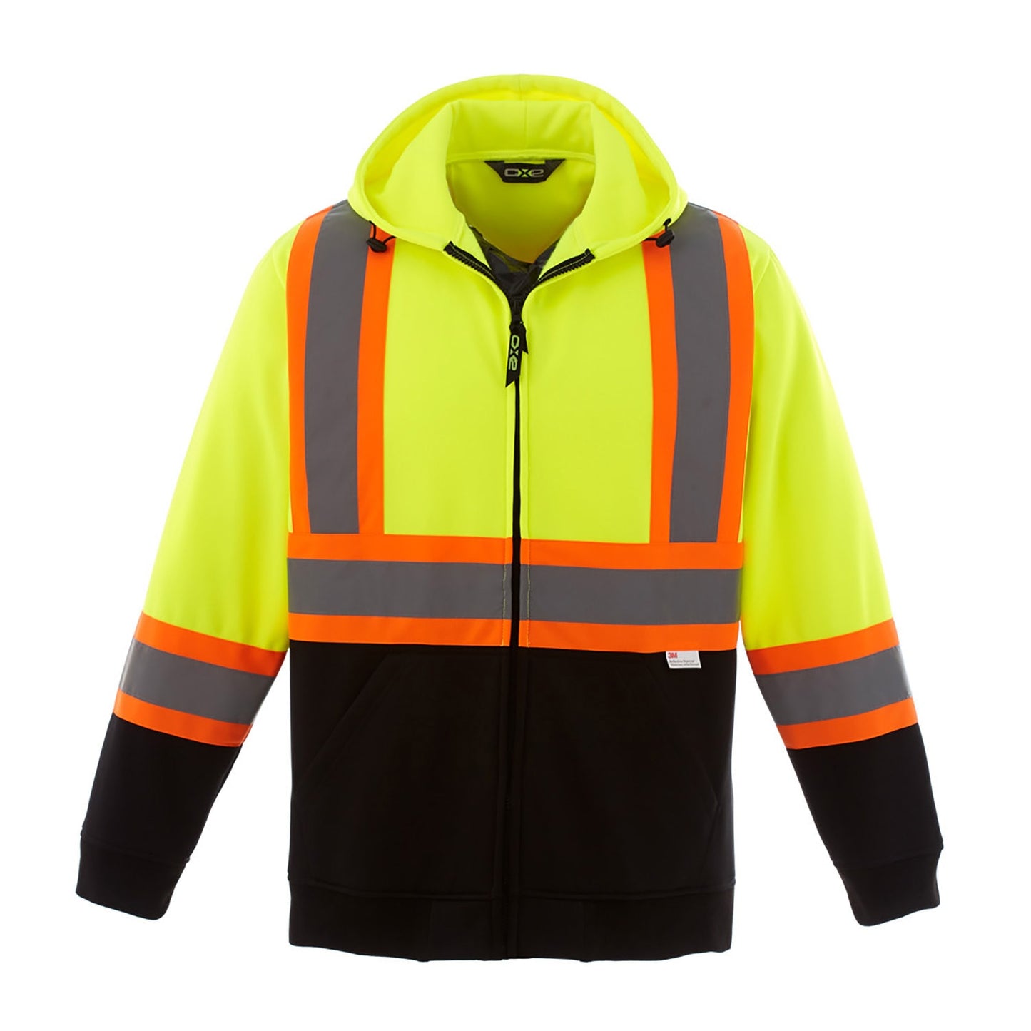 Robbins Trucking Hi-Vis Full Zip Polyester Fleece Hoodie