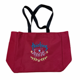 Embroidered Canvas Bag